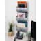 Mind Reader Large 3-Tier Silver Hanging Wall File Organizer